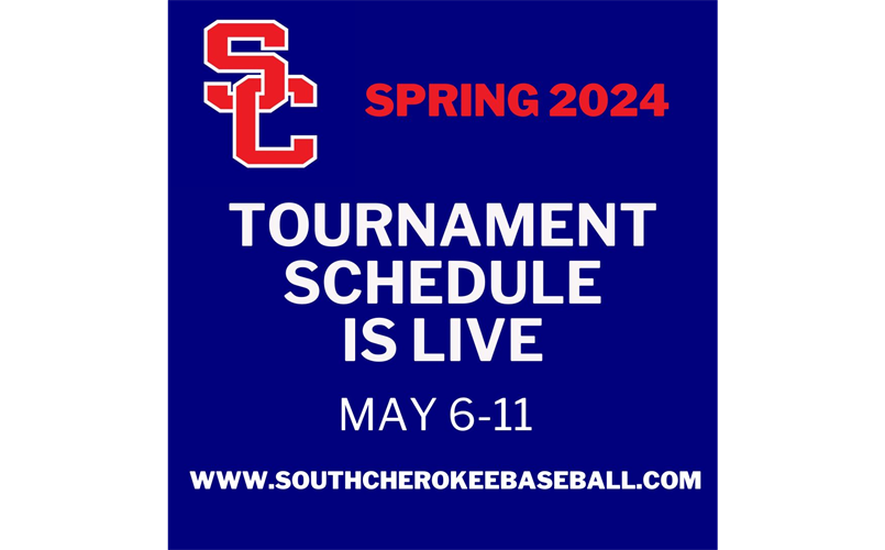 Spring Tournament Schedule 2024